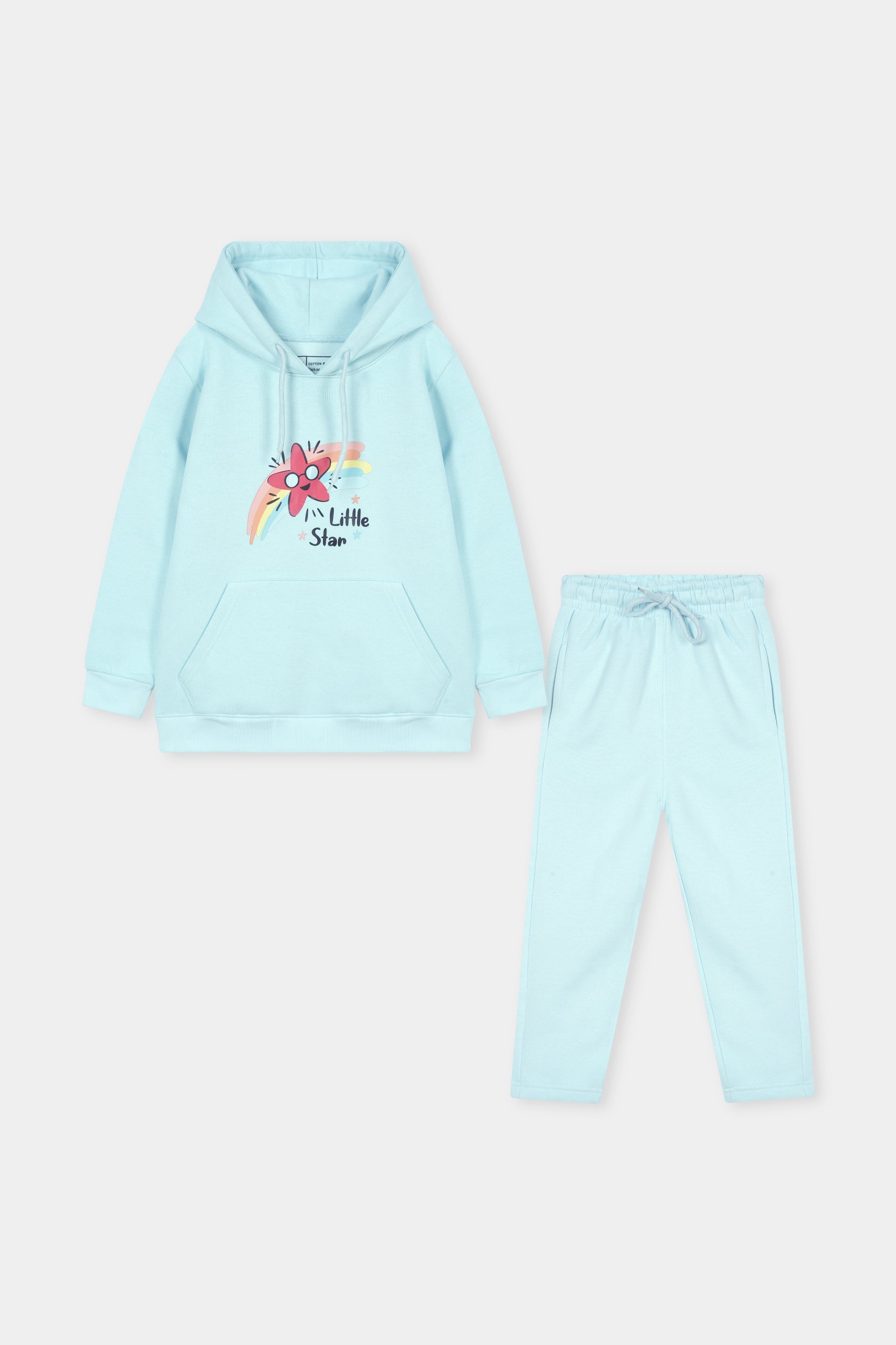 GIRLS PULL OVER HOODIE CORD SET