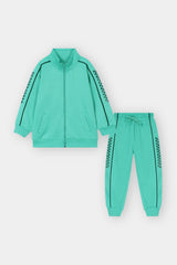 GIRLS MOCK NECK FLEECE CORD SET