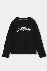 GIRLS RIB GATHERING SWEAT SHIRT