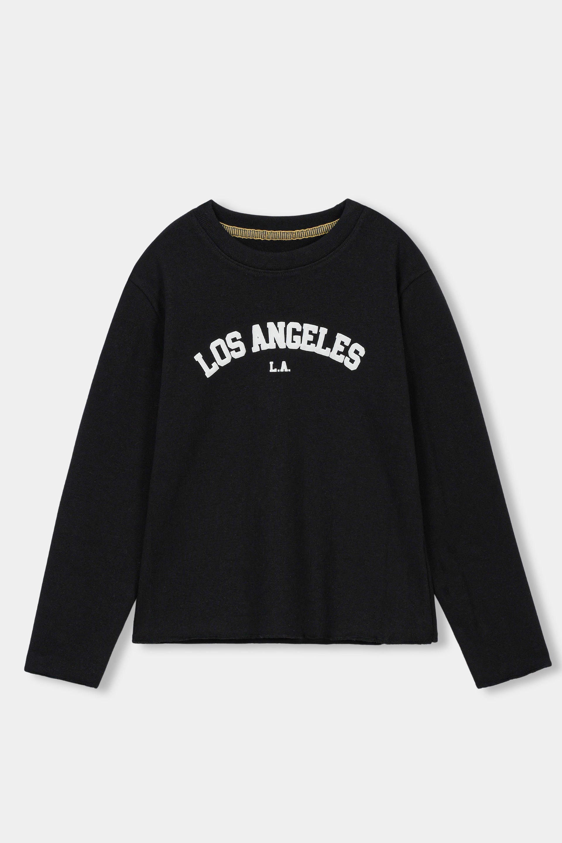 GIRLS RIB GATHERING SWEAT SHIRT