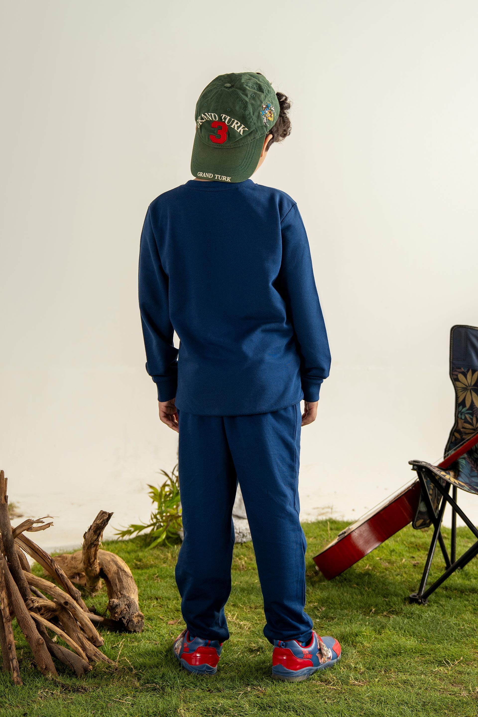 BOYS CREW FORNT POCKET CORD SET