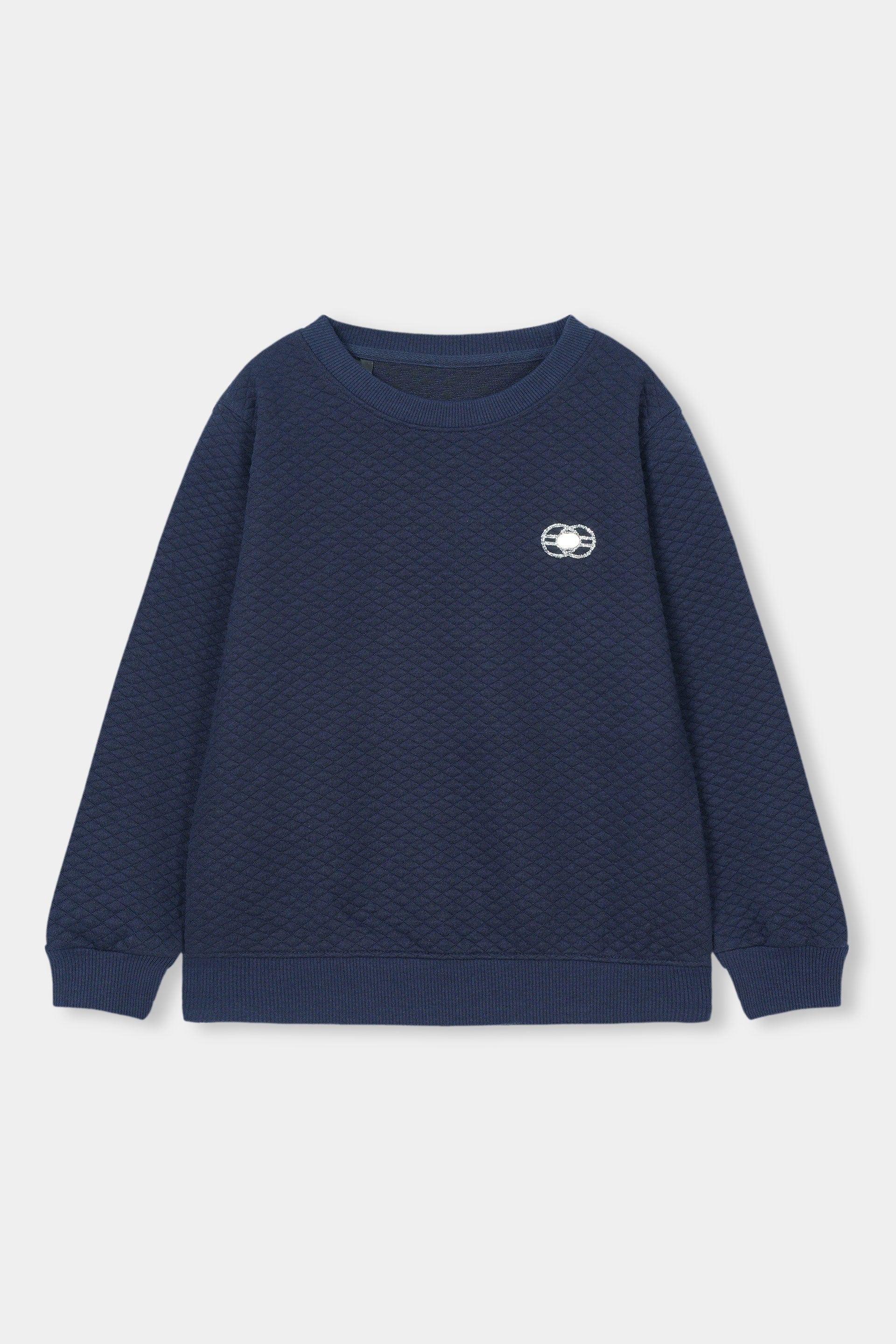 GIRLS JACQUARD SWEAT SHIRT