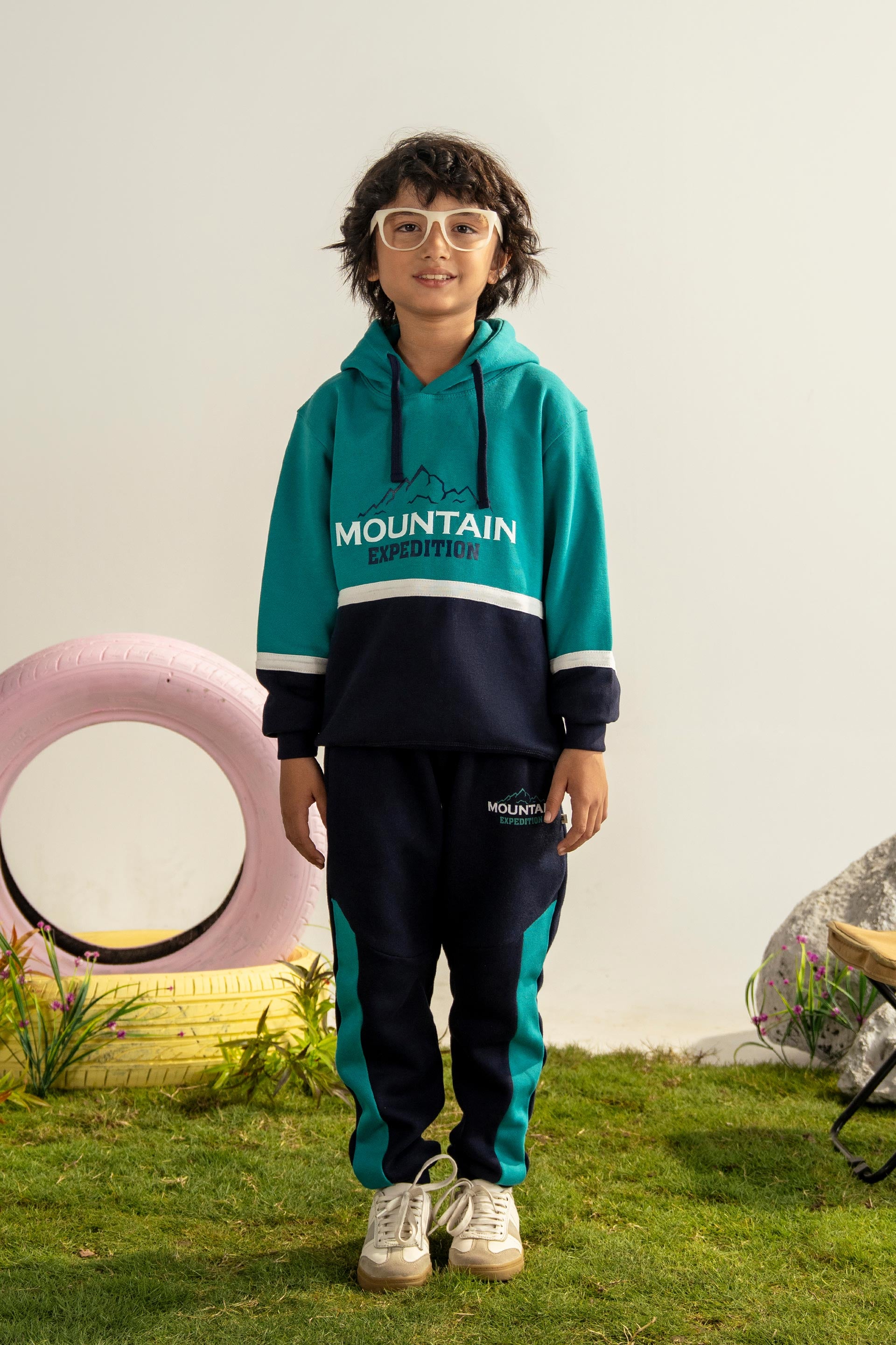 BOYS HOODIE PULLOVER CORD SET