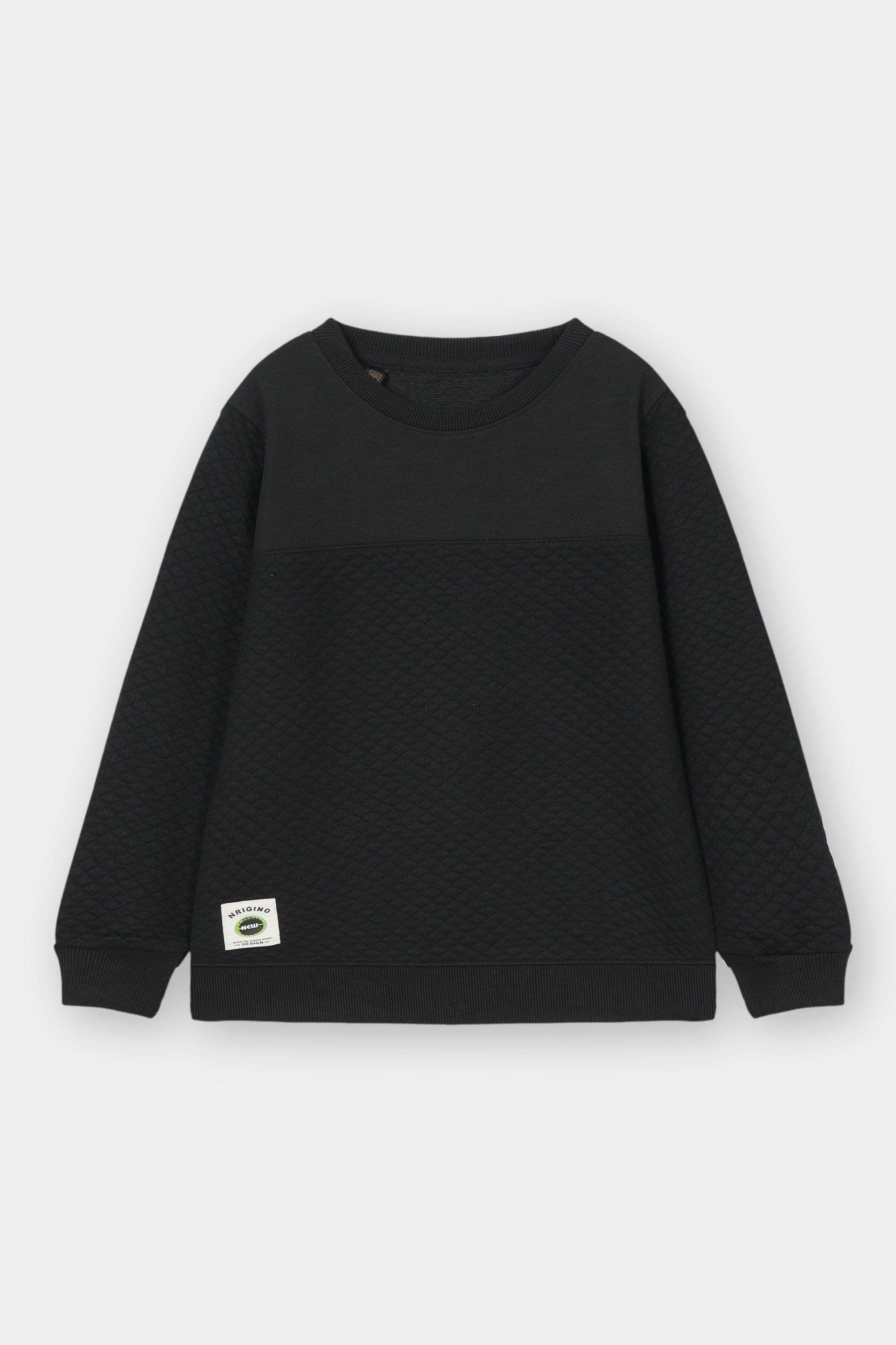 BOYS JACQUARD SWEAT SHIRT