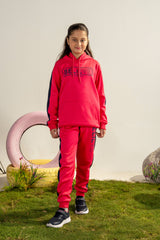 GIRLS PULL OVER HOODIE CORD SET