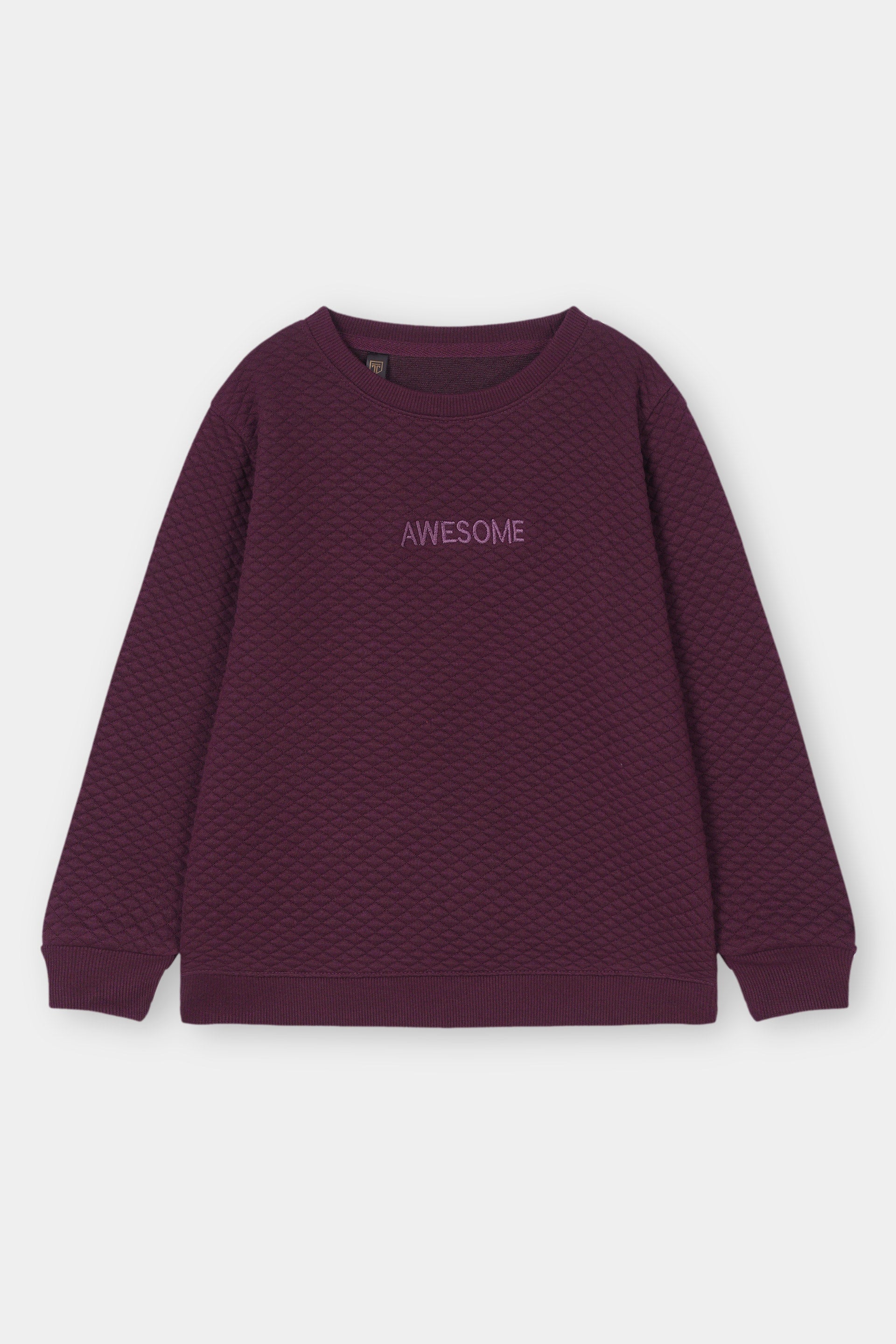 BOYS JACQUARD SWEAT SHIRT