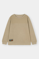 BOYS JACQUARD SWEAT SHIRT