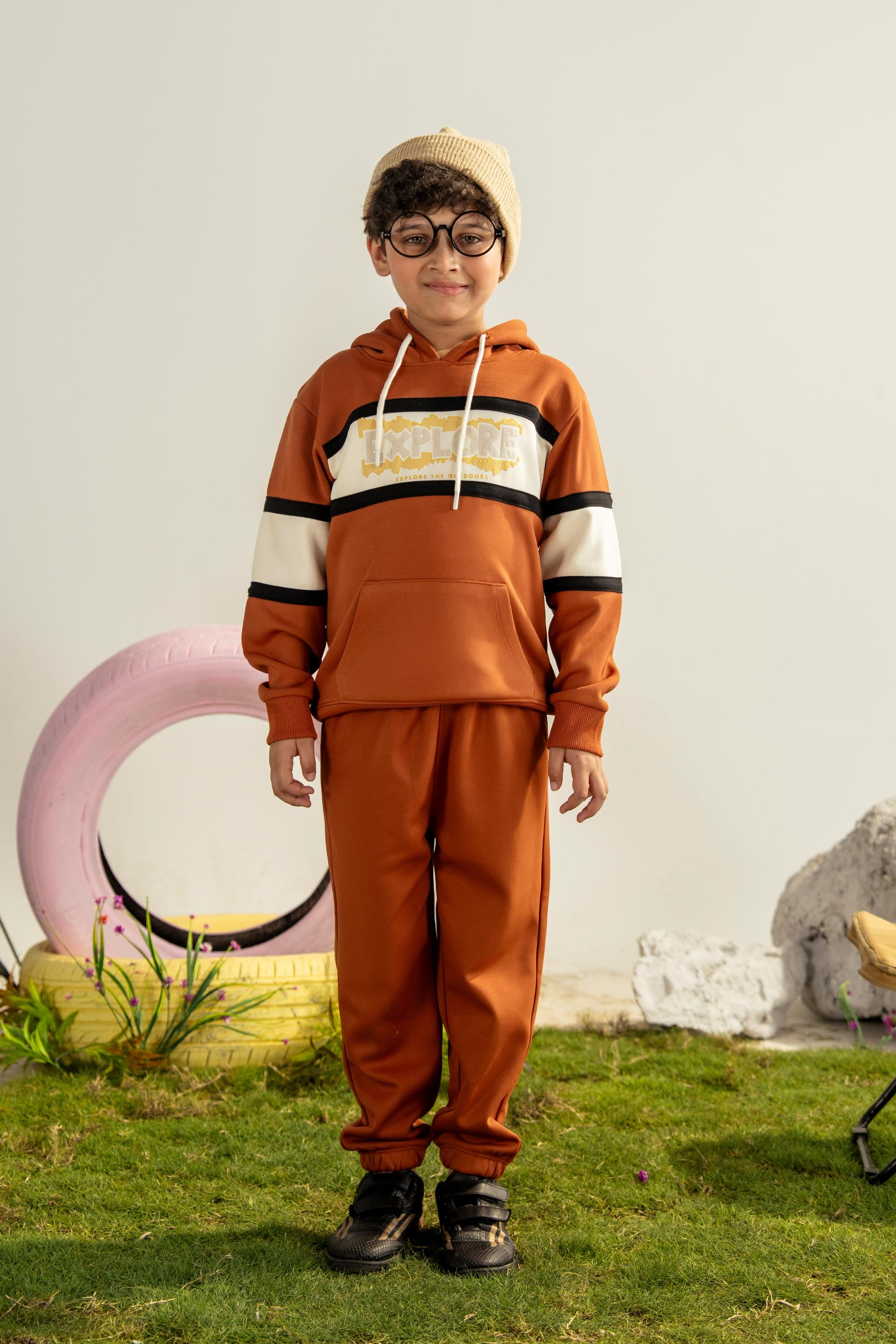 PULL OVER HOODIE CORD SET