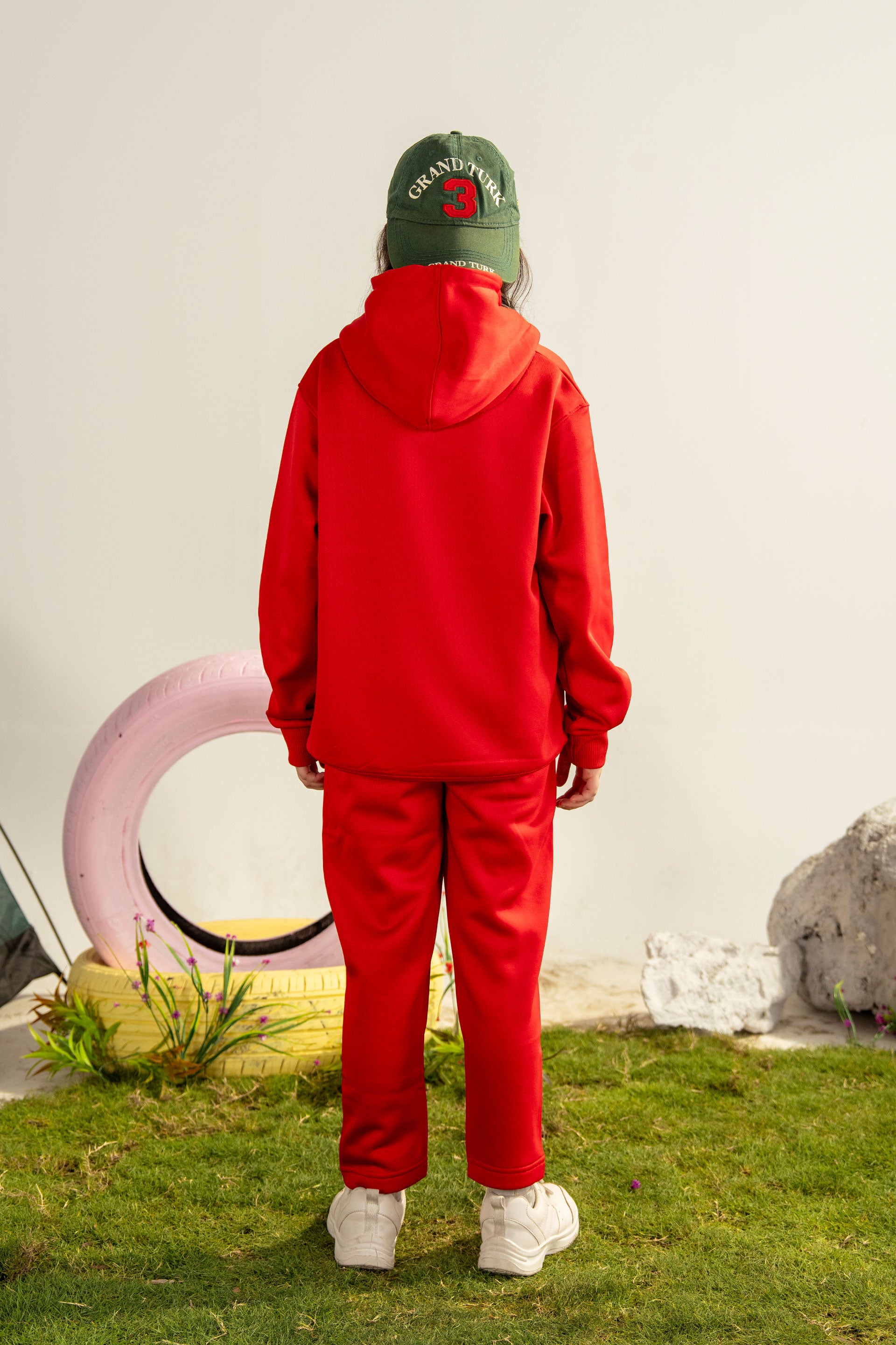 GIRLS PULL OVER HOODIE CORD SET