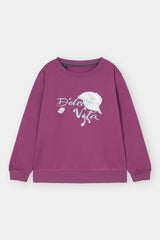 CREW NECK MICRO FLEECE SWEATSHRT FOR KIDS