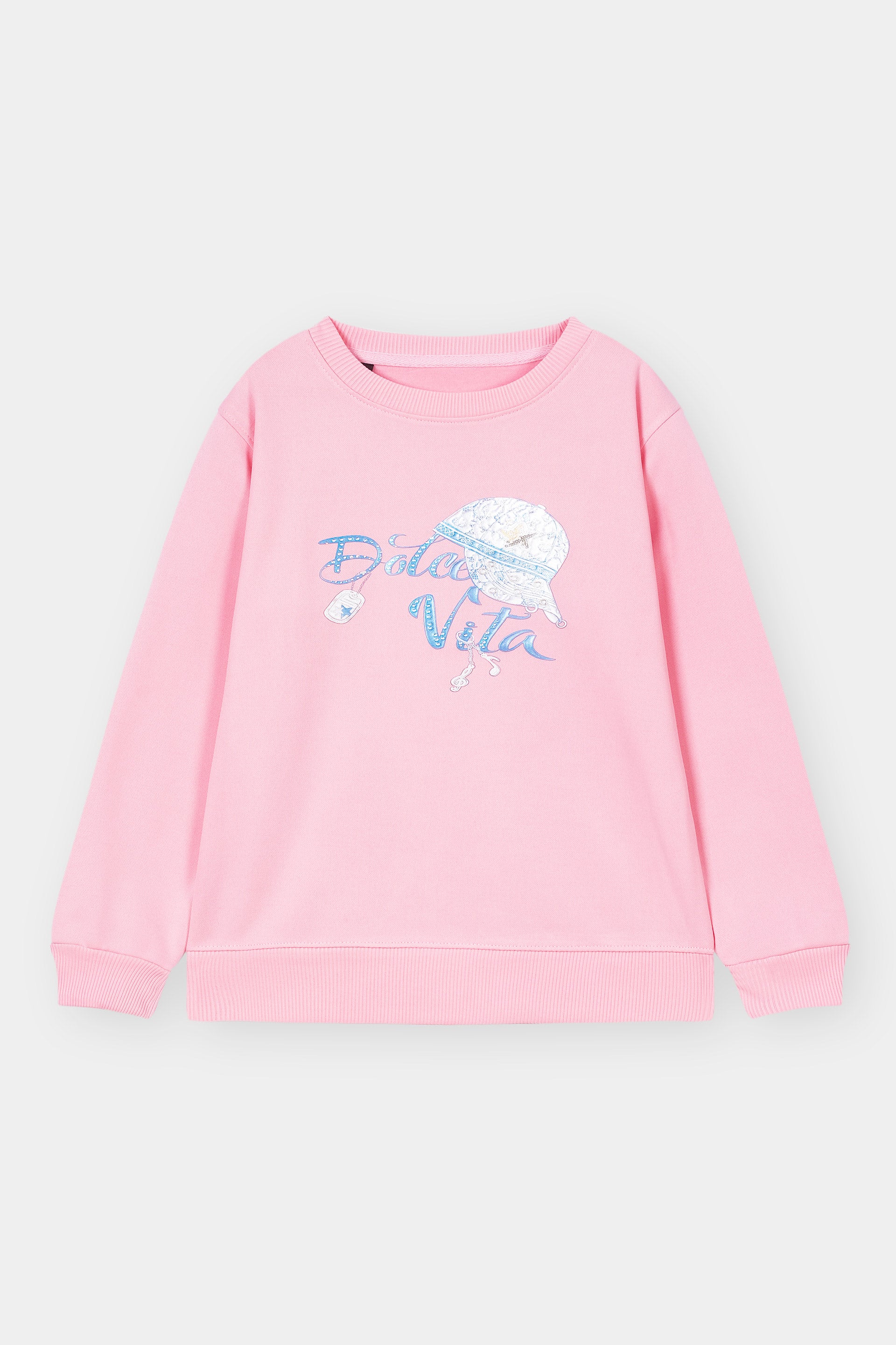 CREW NECK MICRO FLEECE SWEATSHRT FOR KIDS