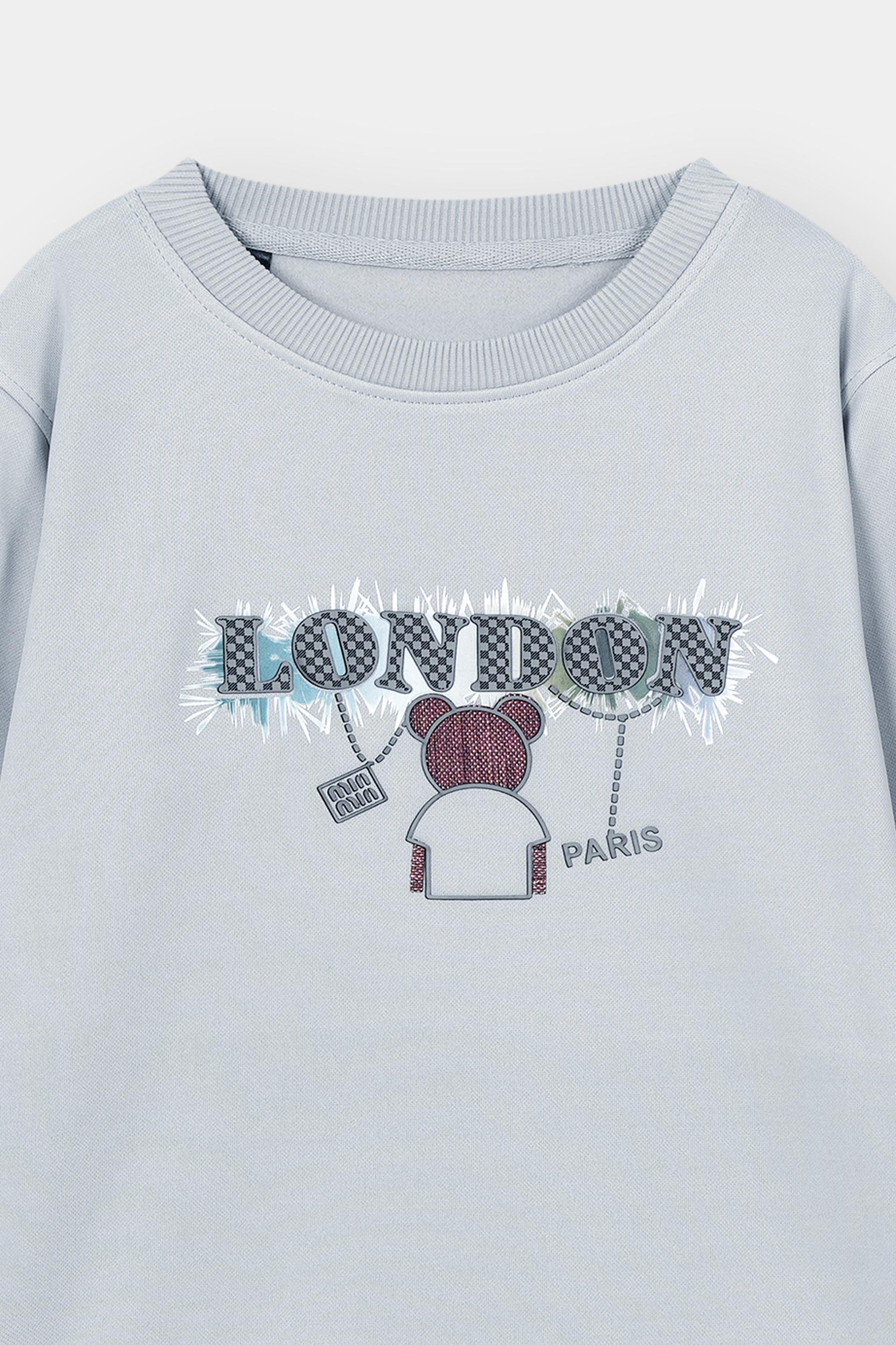 BOYS COTTON FLEECE SWEAT SHRIT