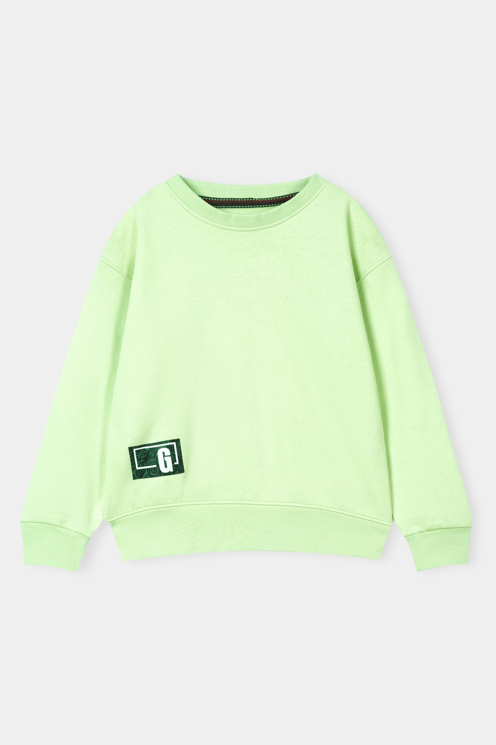 GIRLS COTTON FLEECE SWEAT SHRIT