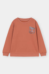 BOYS COTTON FLEECE SWEAT SHRIT