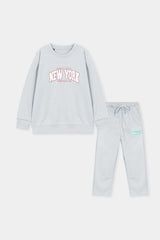 BOYS PRINTED FLEECE TRACK SUIT