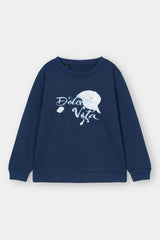 CREW NECK MICRO FLEECE SWEATSHRT FOR KIDS