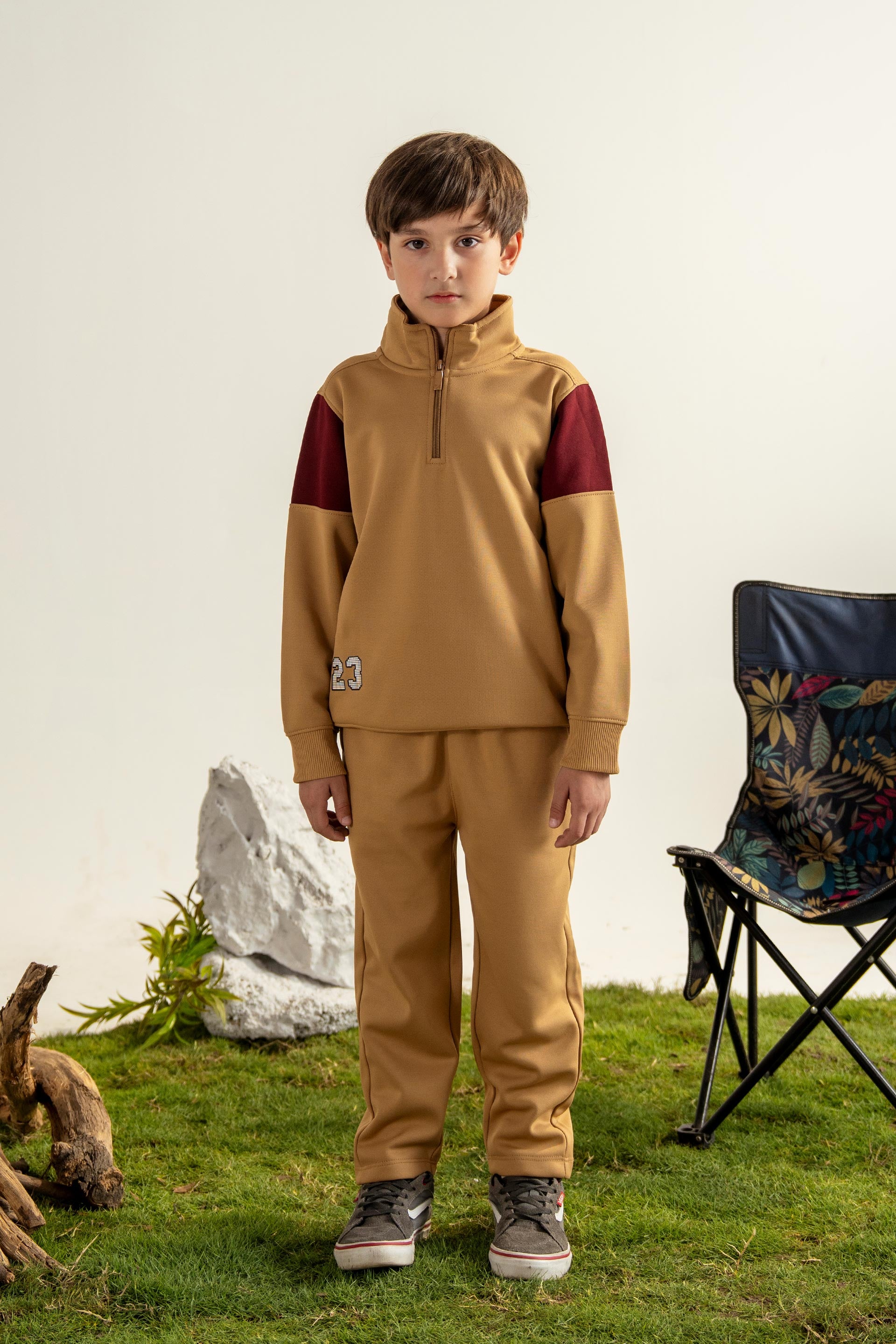 MOCK NECK PANEL CORD SET